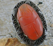Ring Carnelian Afghani  - size 10